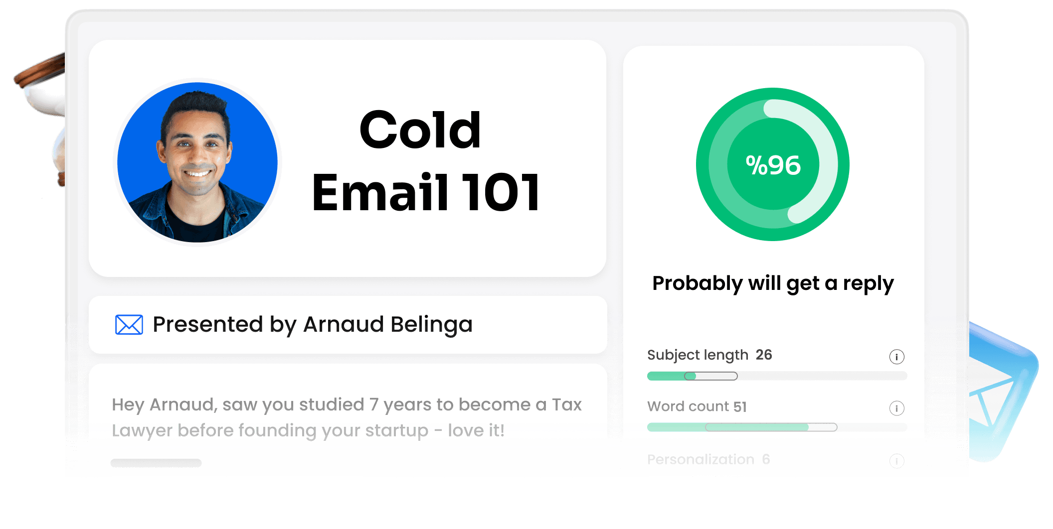 Cold Email Arnaud Belinga | Breakcold